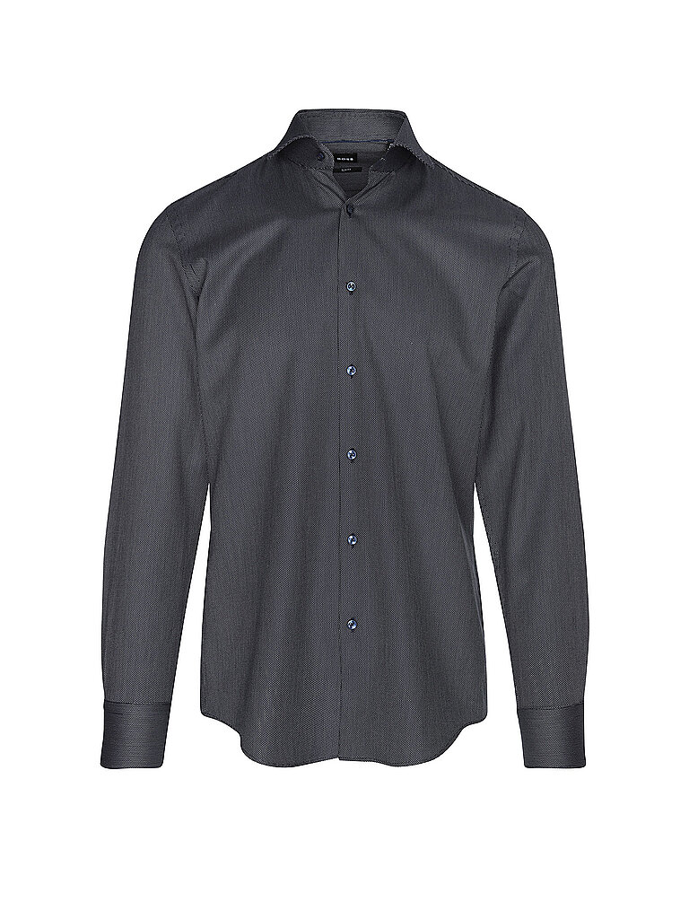 BOSS Hemd Slim Fit  dunkelblau | 38