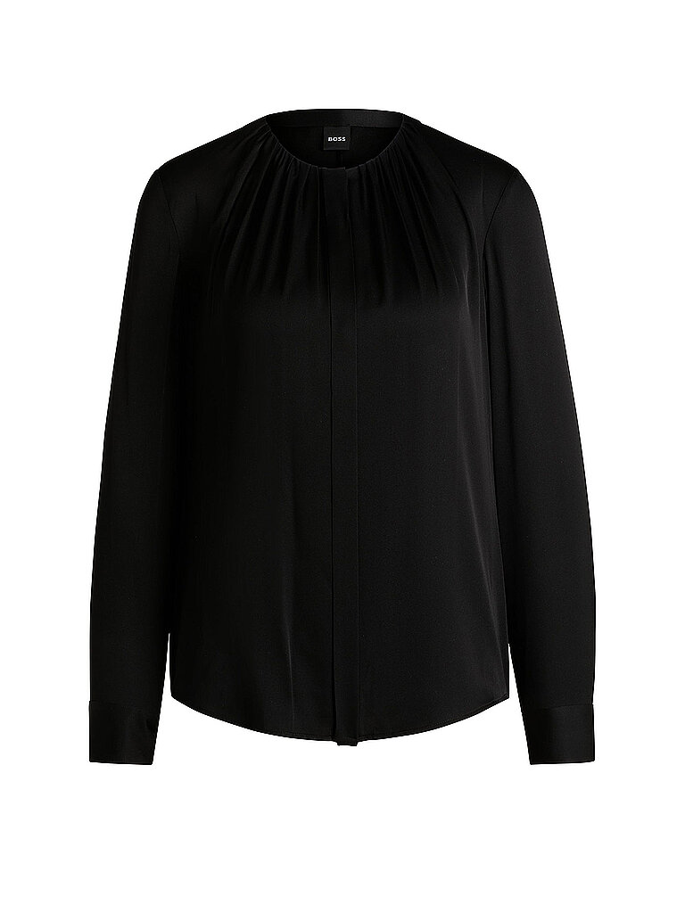 BOSS Seidenbluse BANORAH schwarz | 32