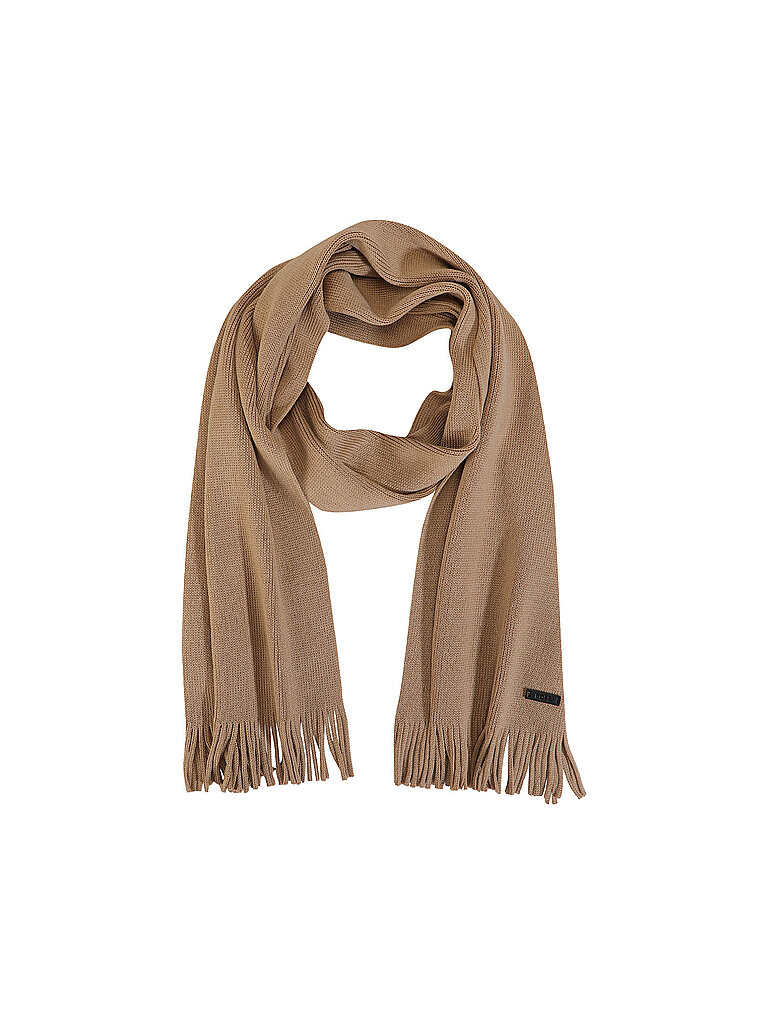 Strickschal mit Fransen Modell Albas