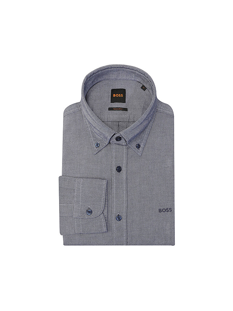 Regular Fit Freizeithemd mit Button-Down-Kragen Modell Rickert