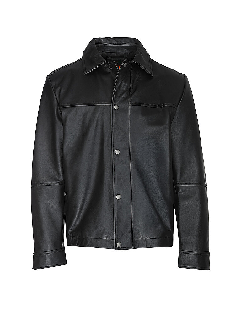 BOSS Lederjacke JOBAN schwarz | 50