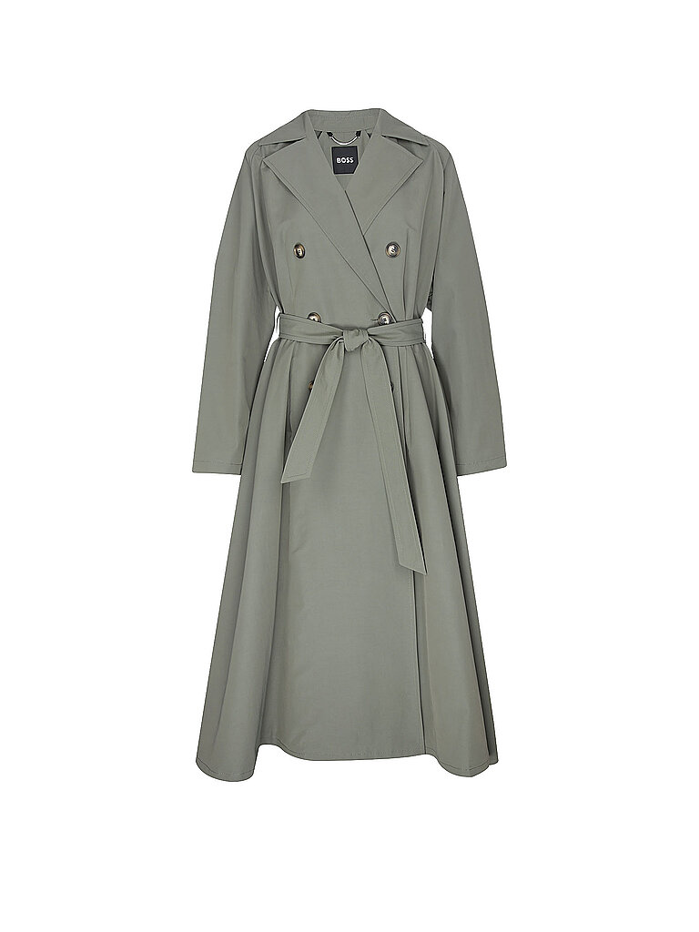BOSS Trenchcoat CALILI dunkelgrün | 44