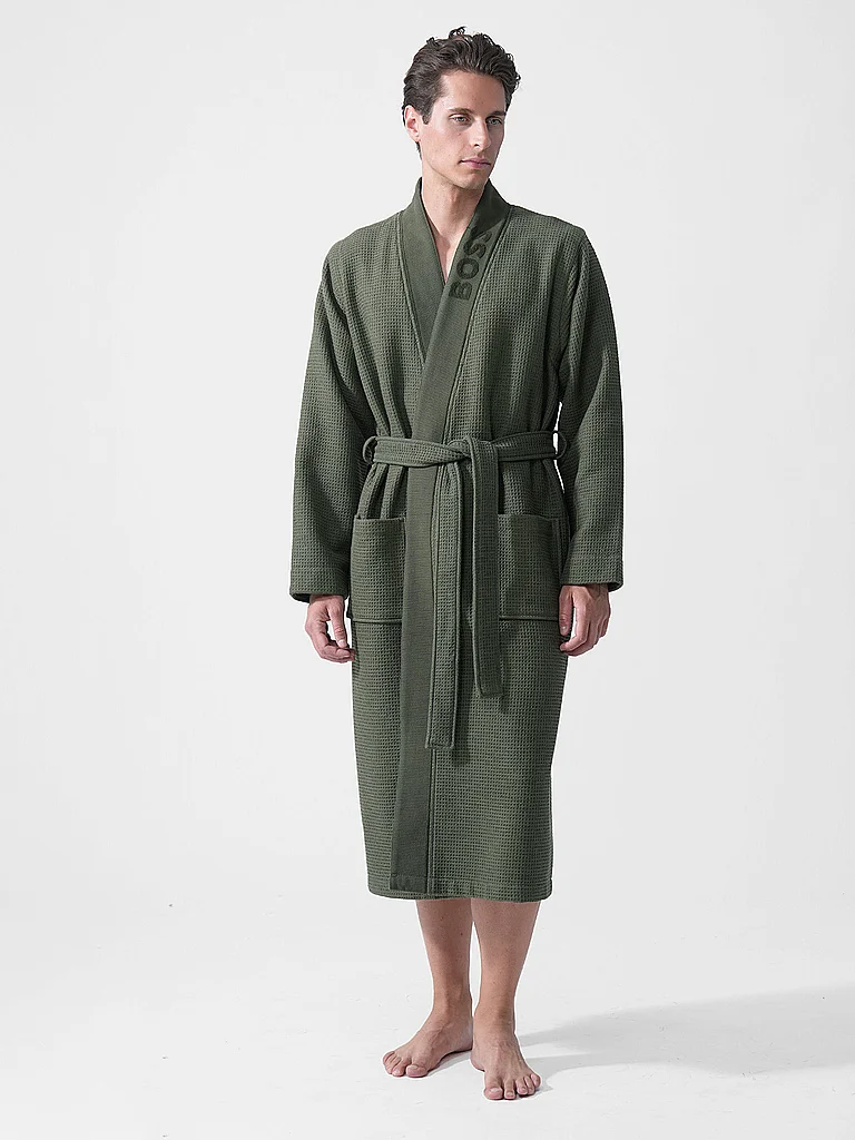 BOSS Morgenmantel - Kimono olive | XXL