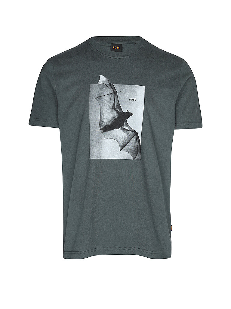 BOSS T-Shirt TE_BEING dunkelgrün | M