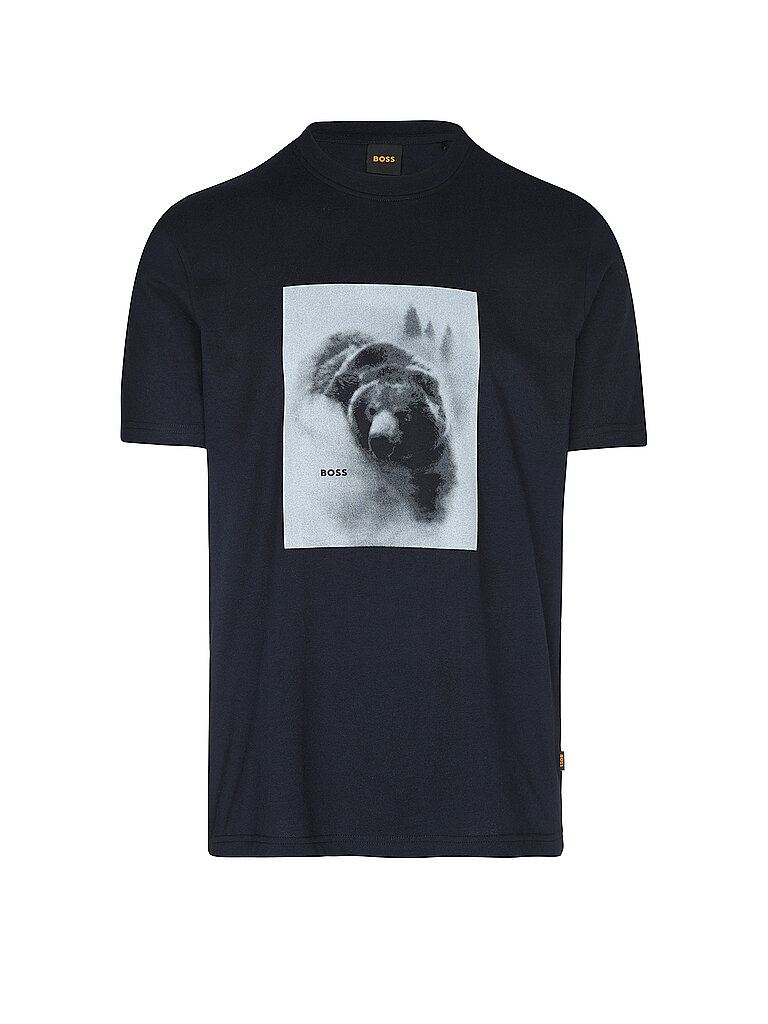 BOSS T-Shirt TE_BEING dunkelblau | L