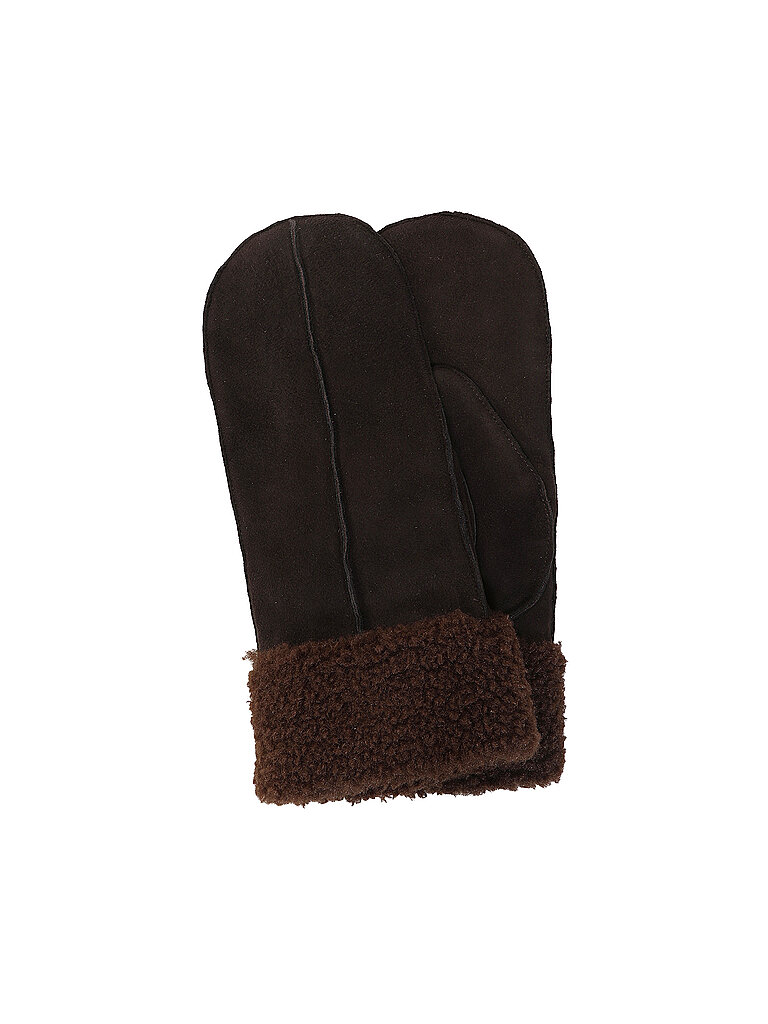 BOSS Lederhandschuhe YOSIE-SU-TE braun | M/L