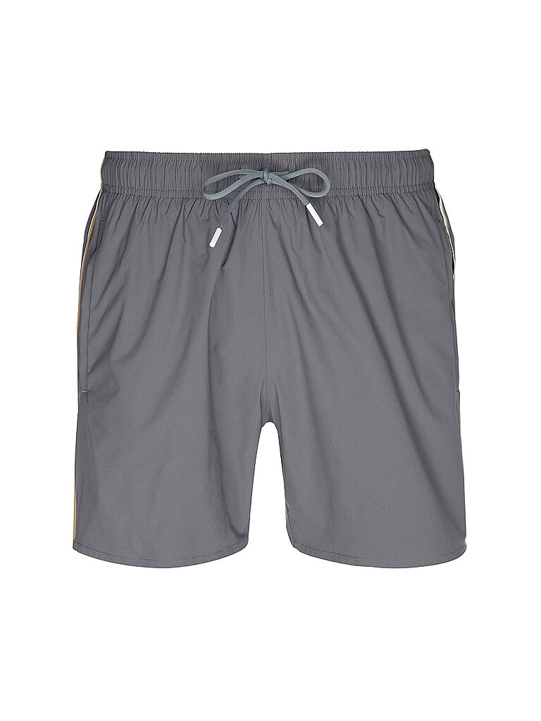 BOSS Badeshorts ICONIC grau | L