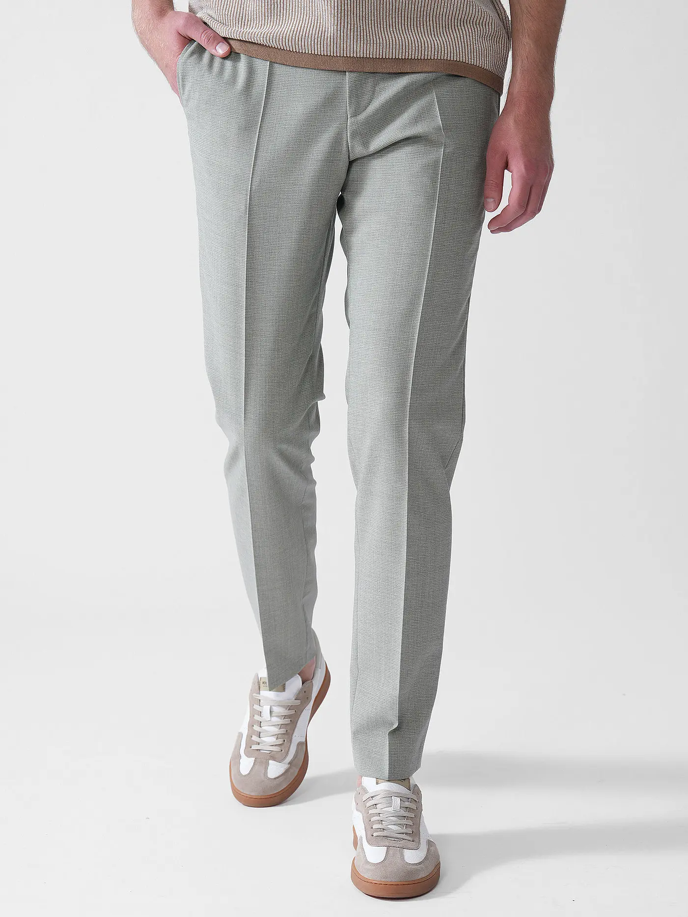 BOSS | Anzughose Slim Fit H-GENIUS  | hellgrün