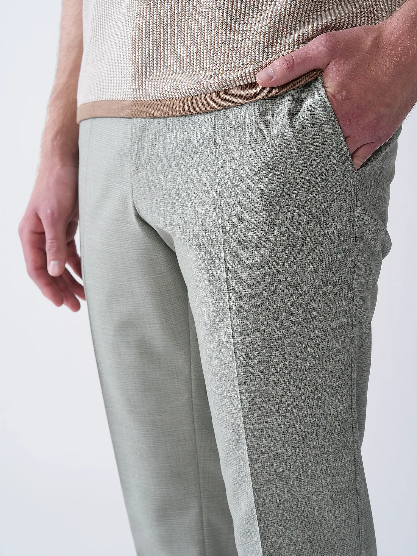 BOSS | Anzughose Slim Fit H-GENIUS  | hellgrün