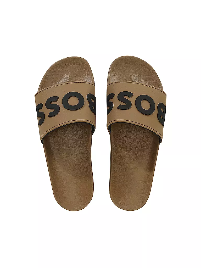 BOSS | Badeschuhe - Pantoletten | camel