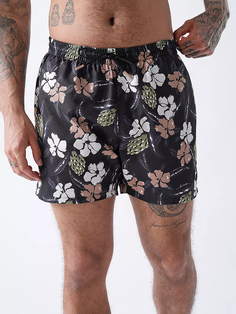 BOSS | Badeshorts PIRANHA | schwarz