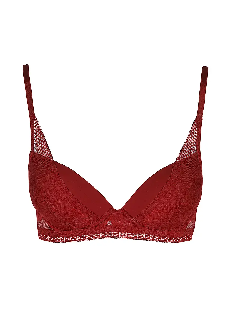BOSS | BH mit Bügel HALF PAD_PEONY LACE dark red | dunkelrot