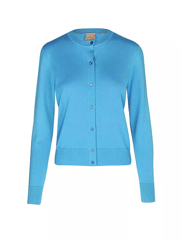 BOSS | Cardigan FADENASI | blau