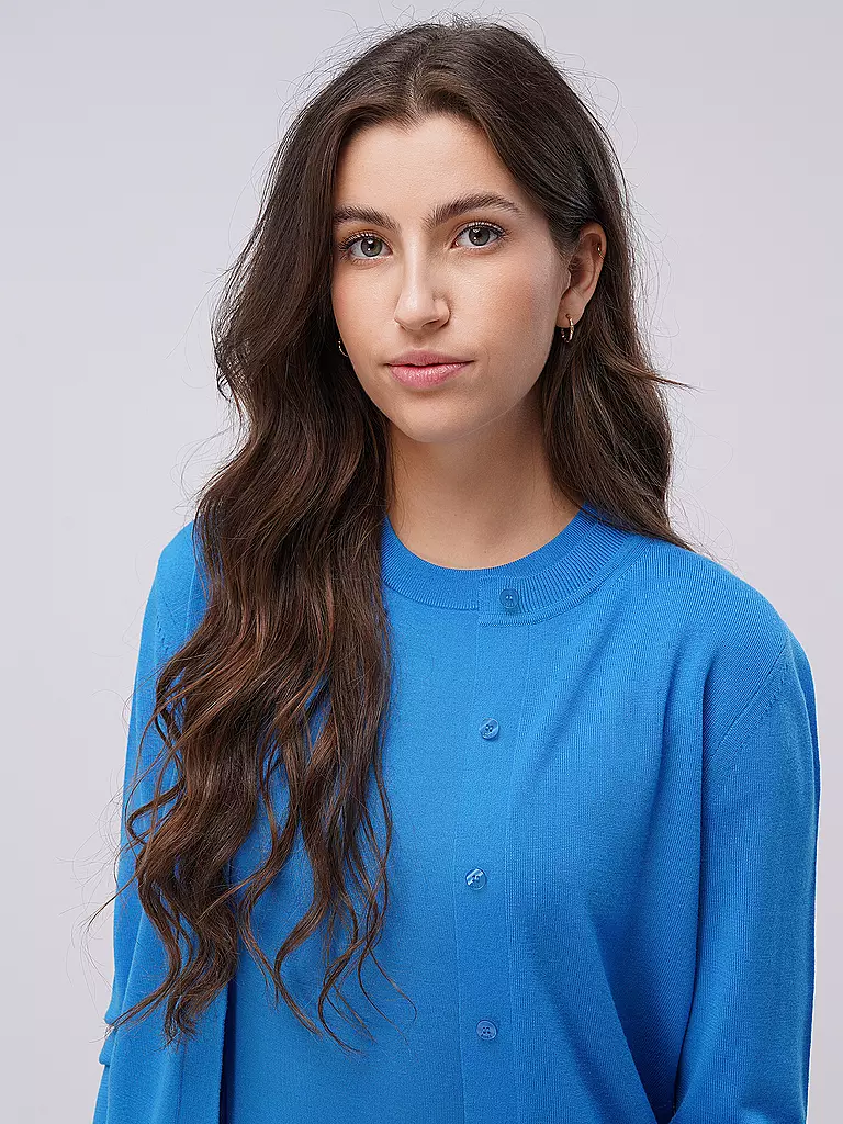 BOSS | Cardigan FADENASI | blau
