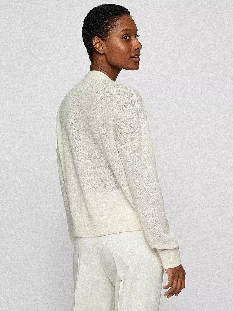 BOSS | Cardigan Foleda  | weiss