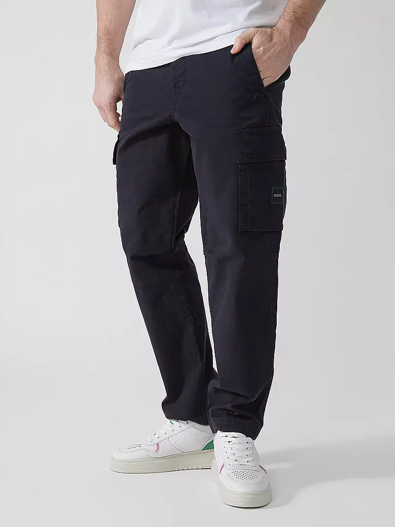 BOSS | Cargohose SISLA | blau