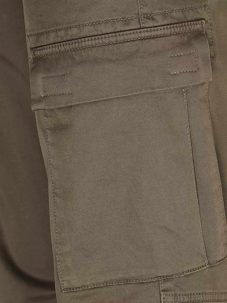 BOSS | Cargohose SISLA | dunkelgrün