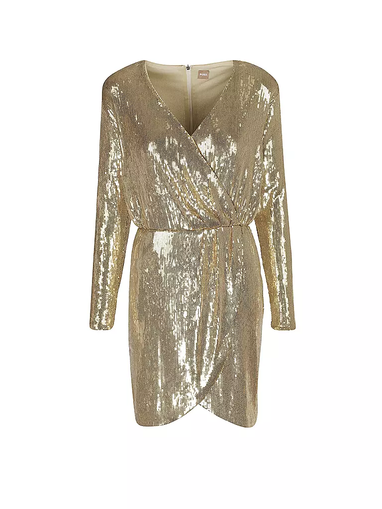 BOSS | Cocktailkleid EPALETTA | gold