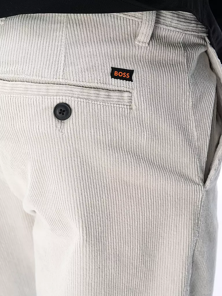 BOSS | Cordhose 7/8 STATUM  | hellgrau
