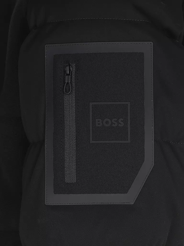 BOSS | Daunensteppjacke  | schwarz