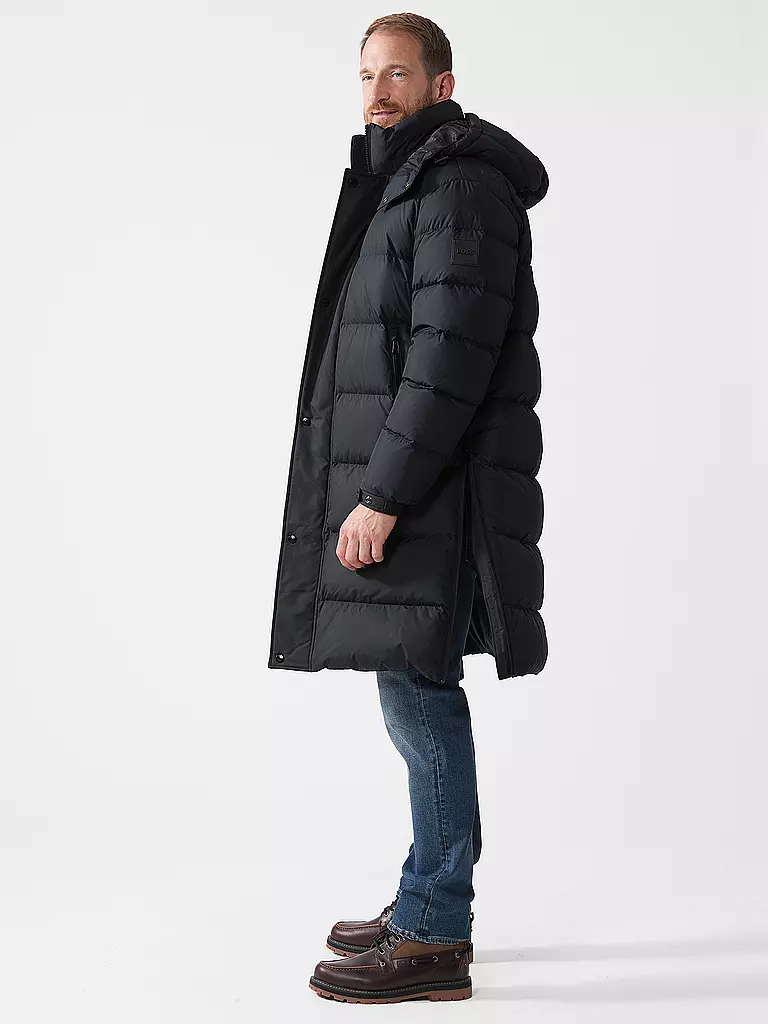 BOSS | Daunensteppjacke DONDEN | schwarz