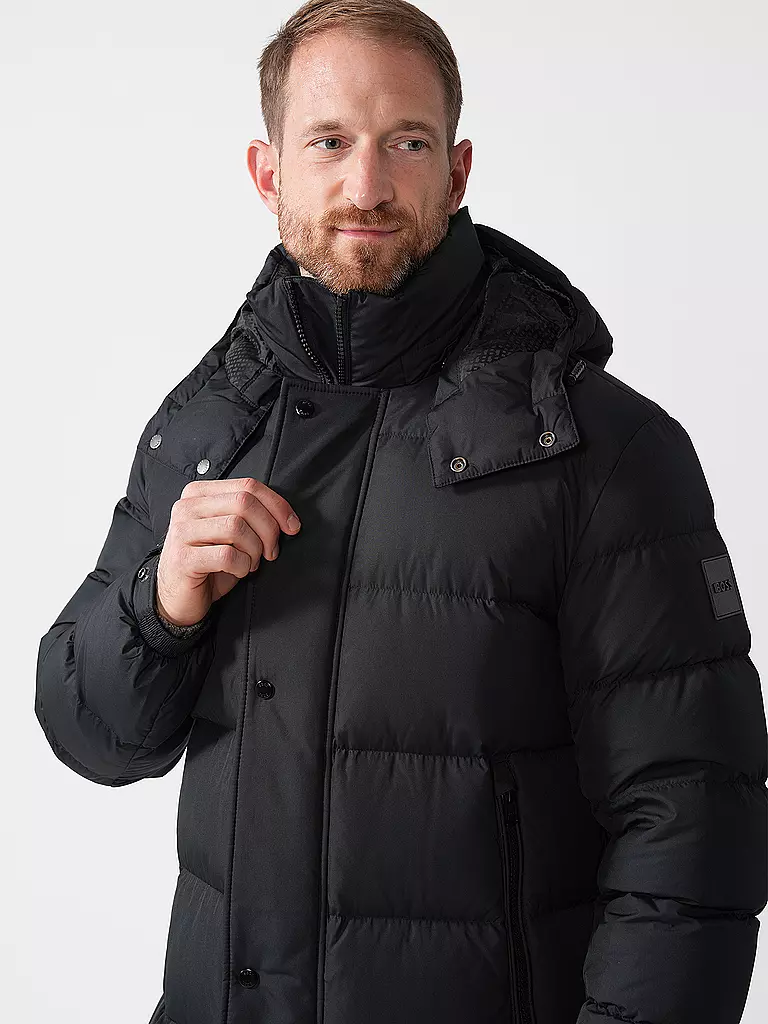 BOSS | Daunensteppjacke DONDEN | schwarz