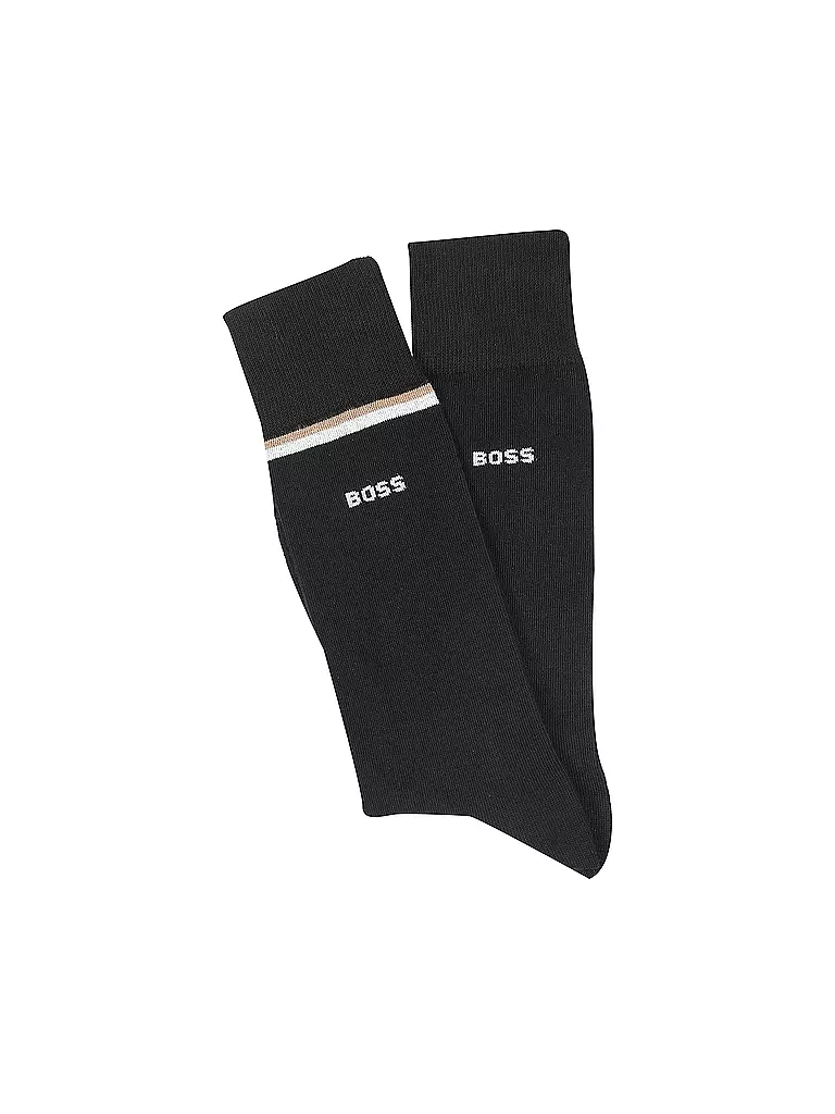 BOSS | Geschenksbox - Socken Schlüsselanhänger Black | schwarz