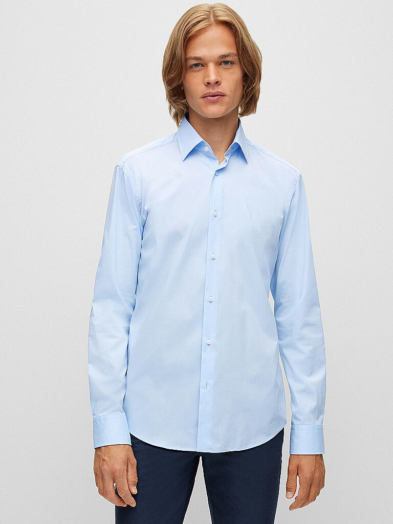 BOSS | Hemd Regular Fit H-JOE  | hellblau