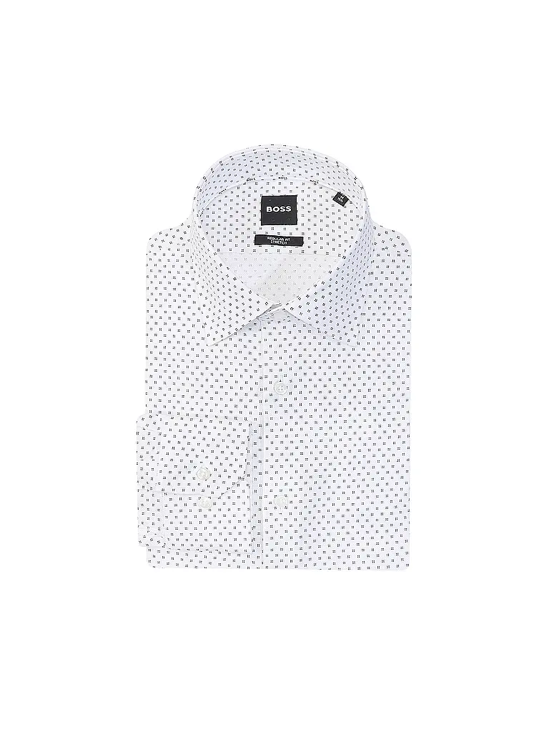 BOSS | Hemd Regular Fit JOE  | weiss