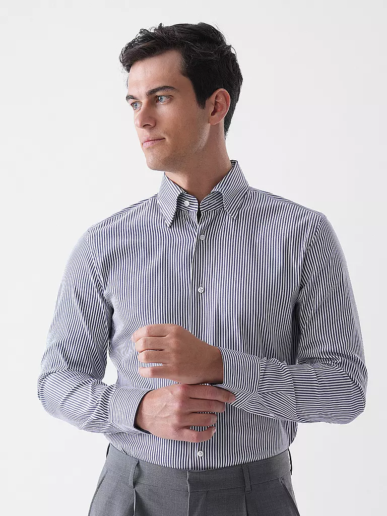BOSS | Hemd Regular Fit L-HAYS | dunkelblau