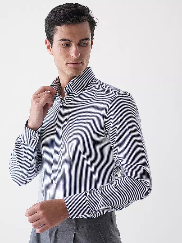 BOSS | Hemd Regular Fit L-HAYS | dunkelblau