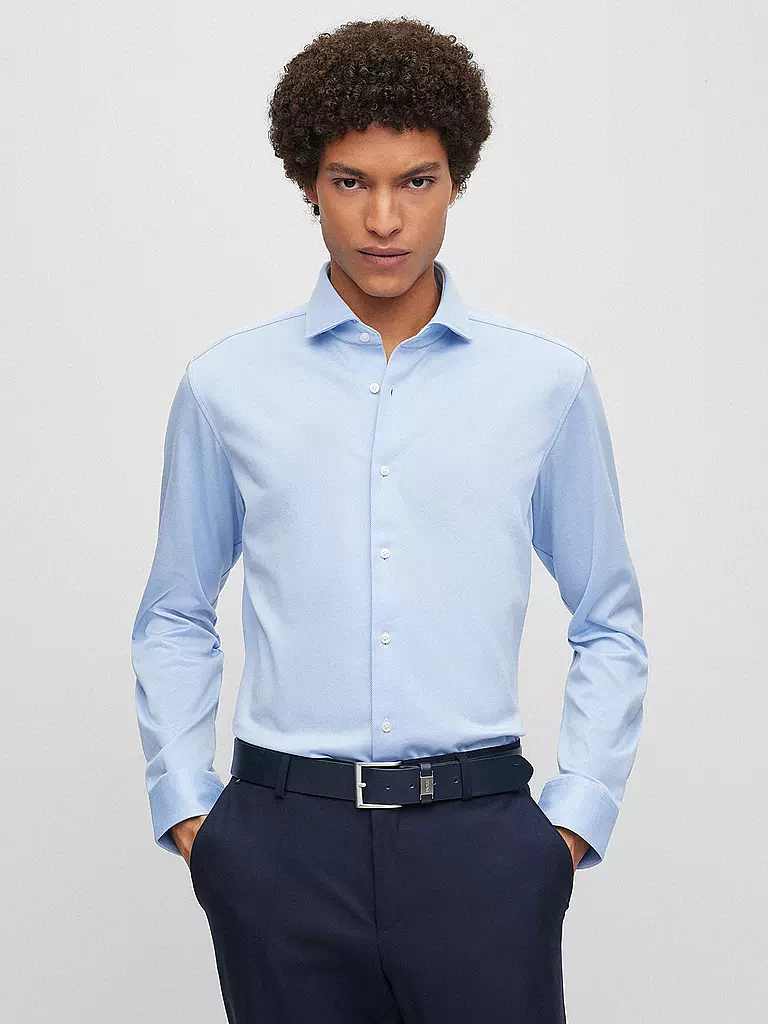 BOSS | Hemd Regular Fit P-JOE | blau