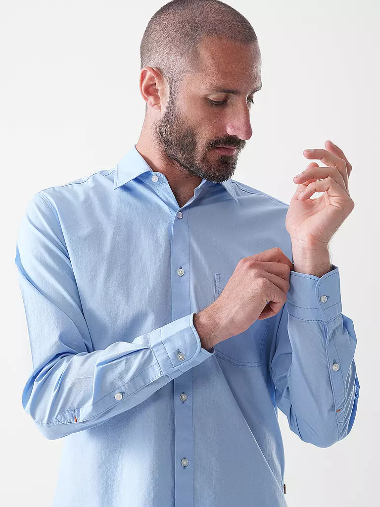 BOSS | Hemd Regular Fit REMTON_M | hellblau