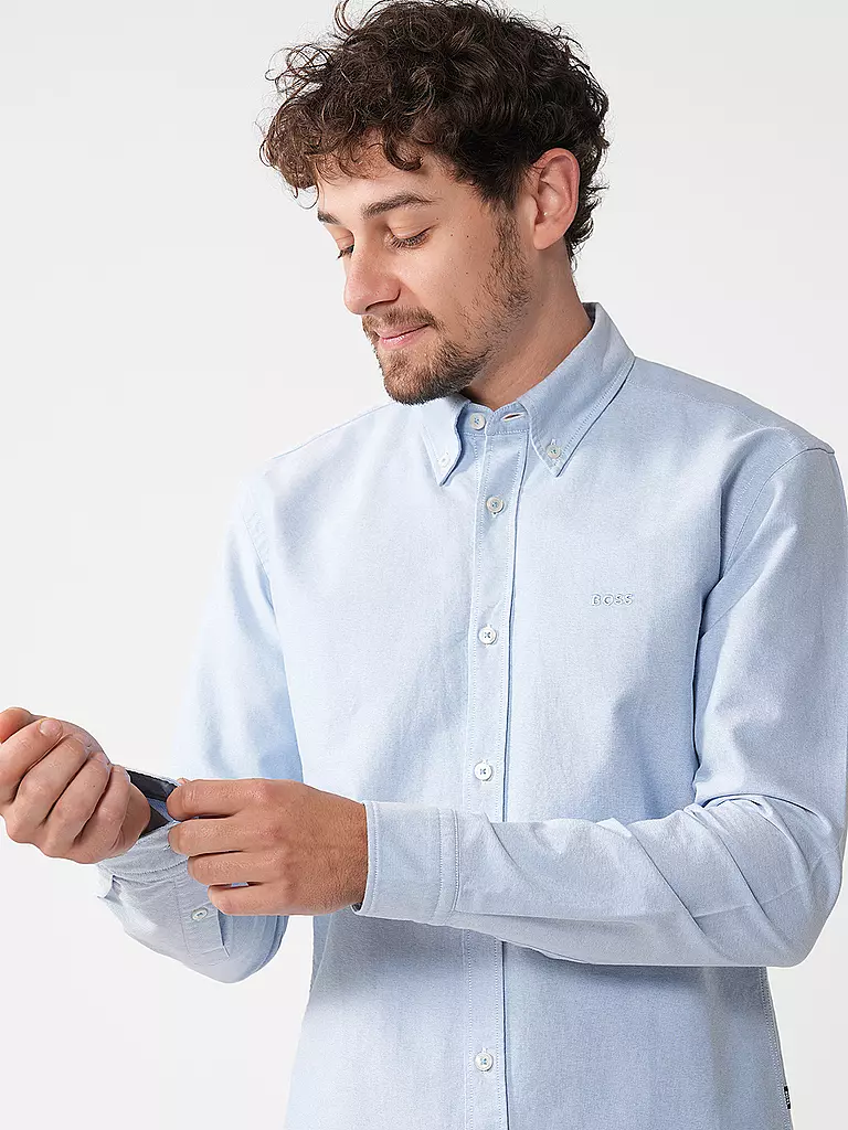 BOSS | Hemd ROAN Slim Fit | hellblau