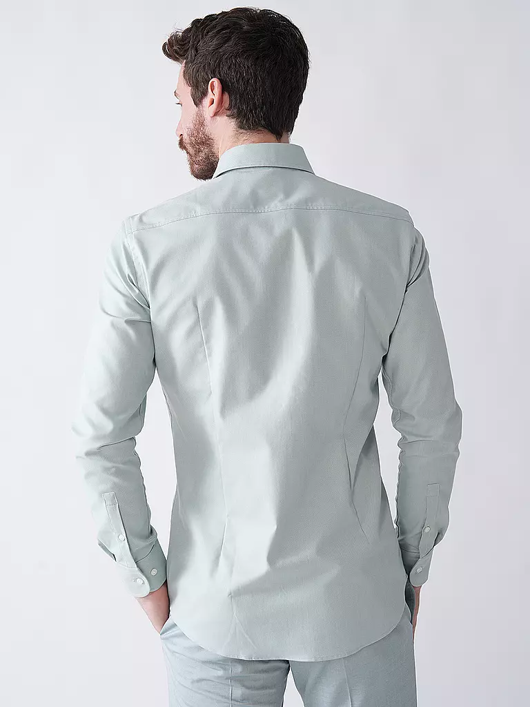 BOSS | Hemd Slim Fit  H-HANK | hellgrün
