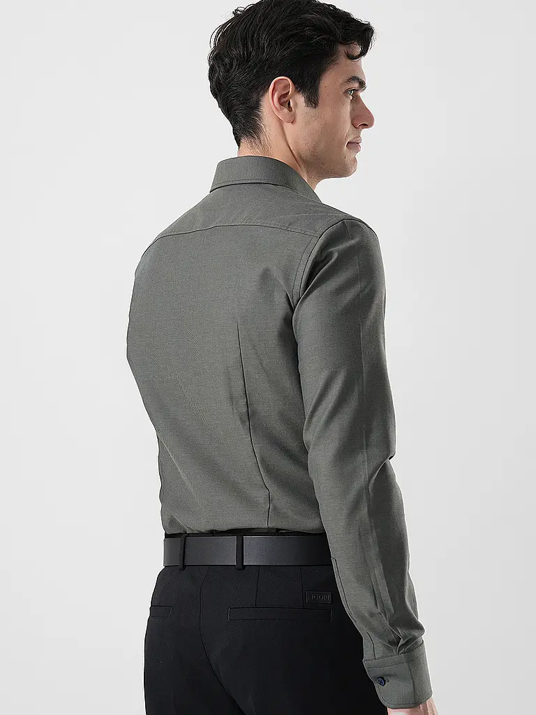 BOSS | Hemd Slim Fit H-HANK | Grün
