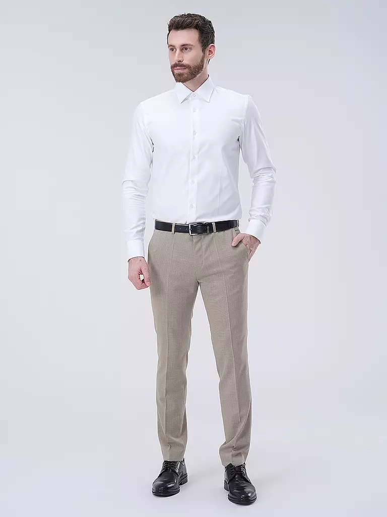 BOSS | Hemd Slim Fit HANK  | weiss