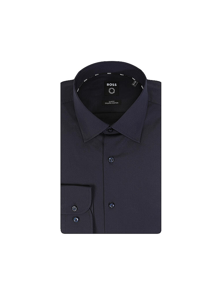 BOSS | Hemd Slim Fit Hank | blau