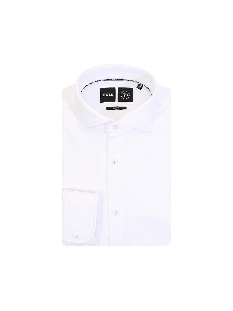 BOSS | Hemd Slim Fit Hank | weiss