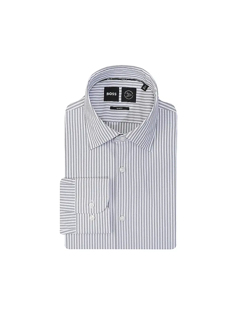BOSS | Hemd Slim Fit HANK | grau