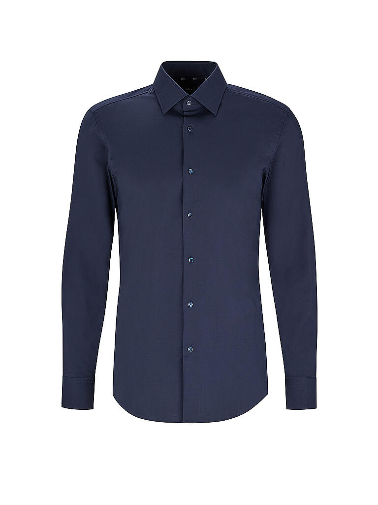BOSS | Hemd Slim Fit Hank | blau