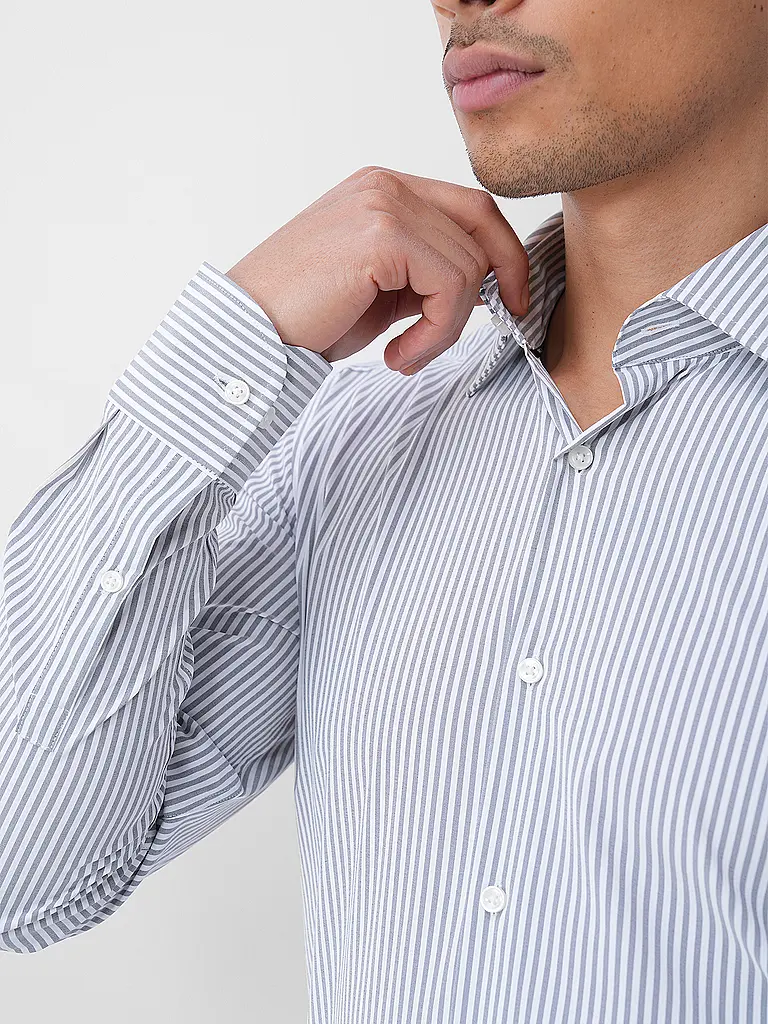 BOSS | Hemd Slim Fit HANK | Grau
