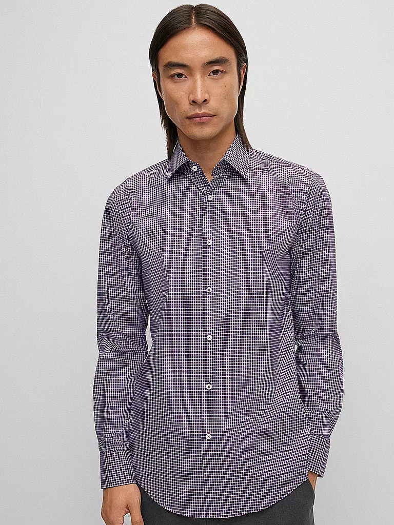 BOSS | Hemd Slim Fit HANK | lila