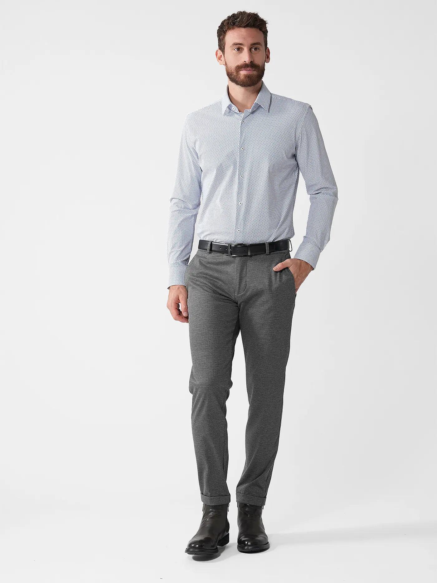 BOSS | Hemd Slim Fit PERFORMANCE | hellblau