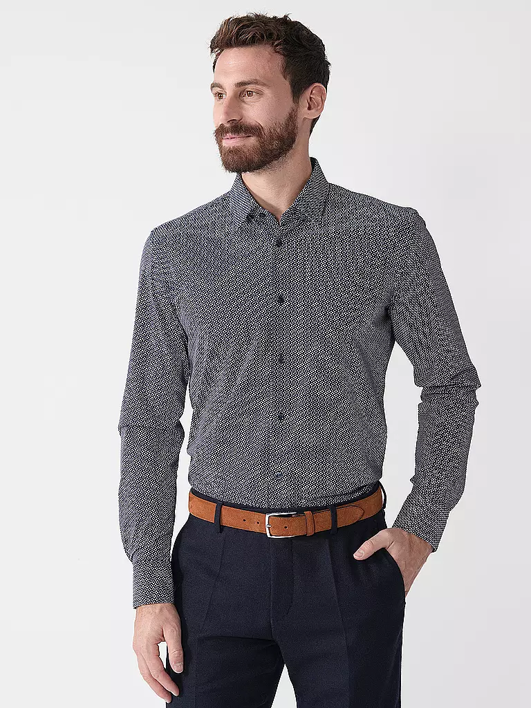 BOSS | Hemd Slim Fit PERFORMANCE | blau