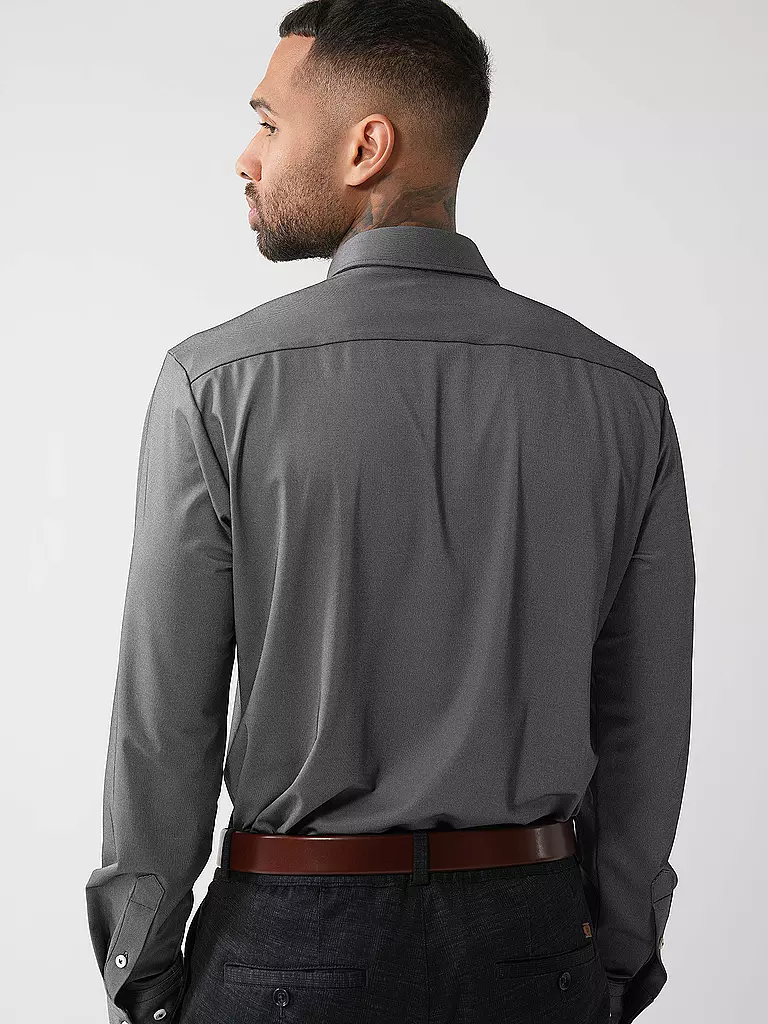 BOSS | Hemd Slim Fit ROAN  | schwarz