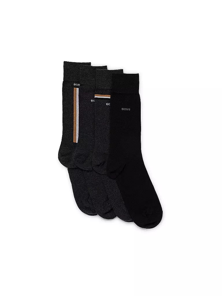 BOSS | Herren Geschenkset Socken 4er charcoal | grau