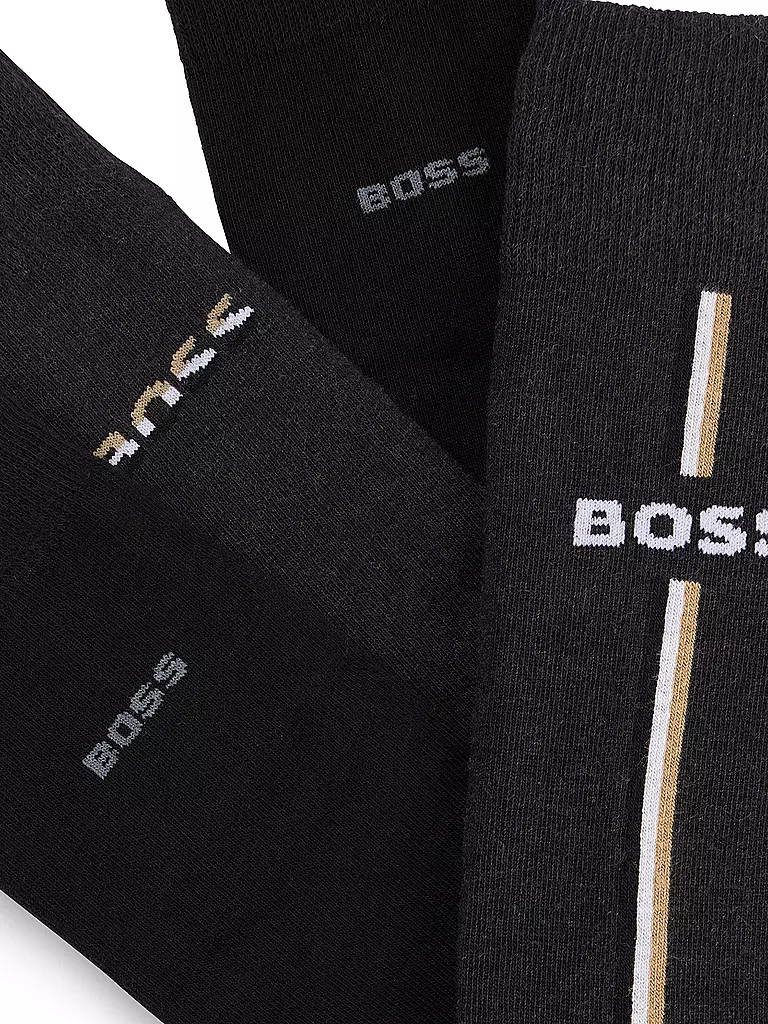 BOSS | Herren Socken Geschenkset 4-er Pkg charcoal | grau