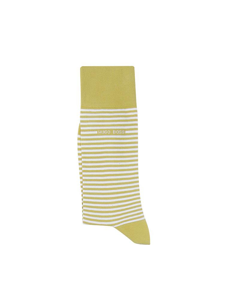 BOSS | Herren-Socken "Marc Stripe" | gelb