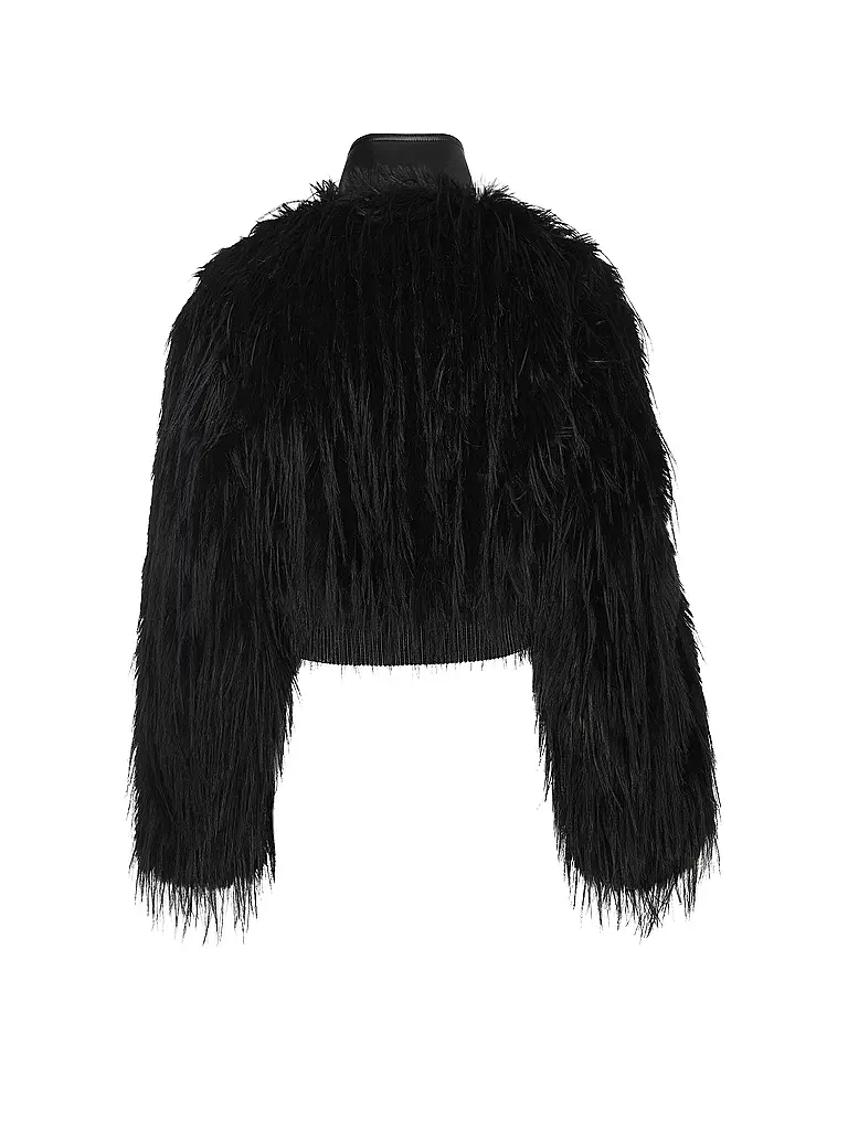 BOSS | Jacke in Felloptik CECOOL | Schwarz